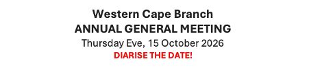 SAIChE WC Branch AGM and Speaker